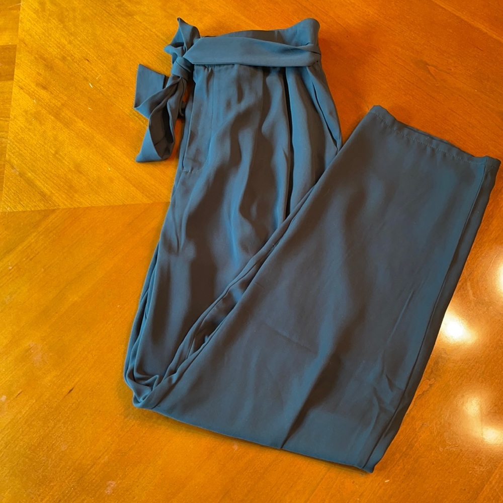 F21 emerald green pants
